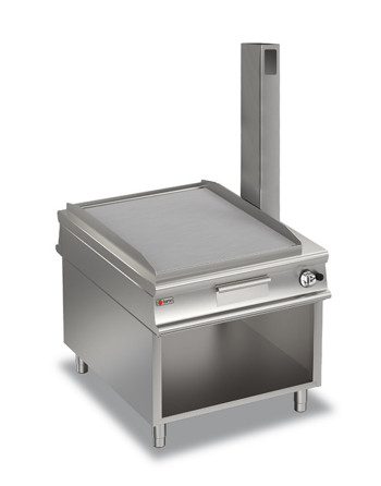 PASS-THROUGH GAS FRY-TOP PLACA LISA - EN COMPARTIMENTO