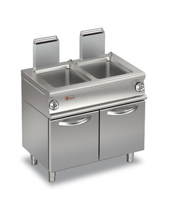 COCEDOR DE PASTA A GAS DE 2 RECIPIENTES 26+26 LITROS