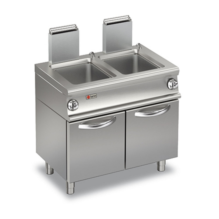 COCEDOR DE PASTA A GAS DE 2 RECIPIENTES 26+26 LITROS