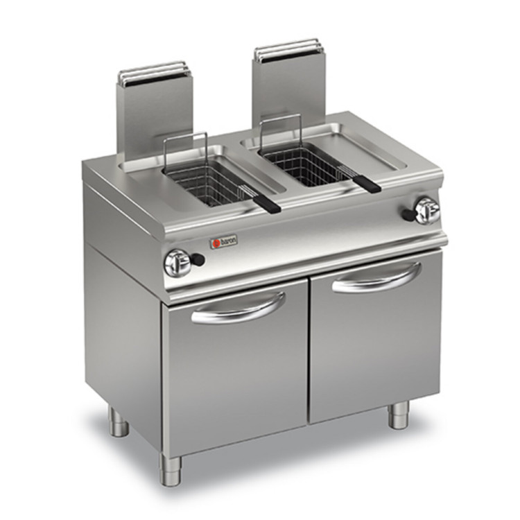 FRIGGITRICE GAS 2 VASCHE 10+10 LT