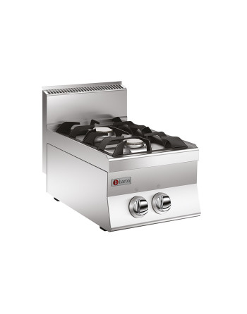 COCINA DE GAS DE 2 QUEMADORES - VERSIÓN SUPERIOR - 9,55 KW