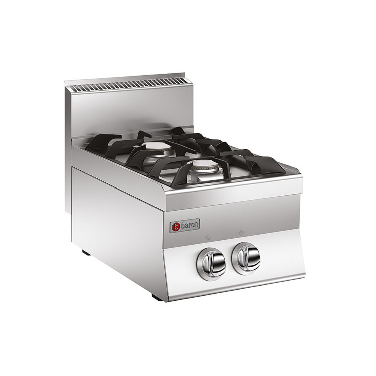 2-BURNER GAS COOKER - TOP VERSION - 9.55 KW