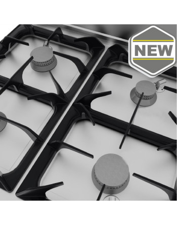 COCINA DE GAS DE 4 FUEGOS SOBRE HORNO ELÉCTRICO ESTÁTICO - 19,1 KW