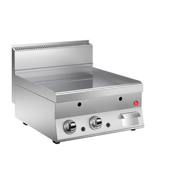 GAS FRY TOP SMOOTH PLATE L600 - THERMOSTAT