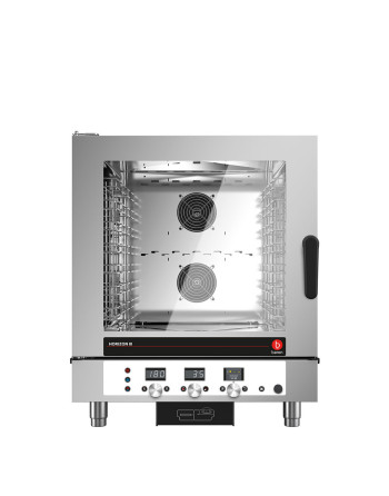 FORNO COMBINATO ELETTRICO A VAPORE DIRETTO - 7 X 1/1GN - 10X600X400 COTTURE ASSISTITE - COMANDI MANUALI A CONTROLLO ELETTRONICO