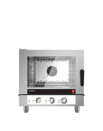 FORNO COMBINATO ELETTRICO A VAPORE DIRETTO - 5 X 1/1 GN - 5 X 600 X 400 COMANDI ELETTROMECCANICI