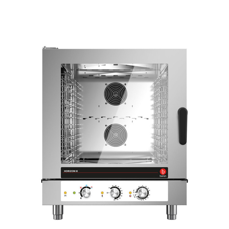 ELECTRIC DIRECT STEAM COMBINATION OVEN - 7 X 1/1 GN - 7 X 600 X 400 ELECTROMECHANICAL CONTROLS