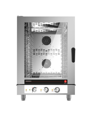 ELEKTRISCHER DIREKTDAMPF-KOMBI-BACKOFEN - 10 X 1/1 GN - 10 X 600 X 400 ELEKTROMECHANISCHE STEUERUNG
