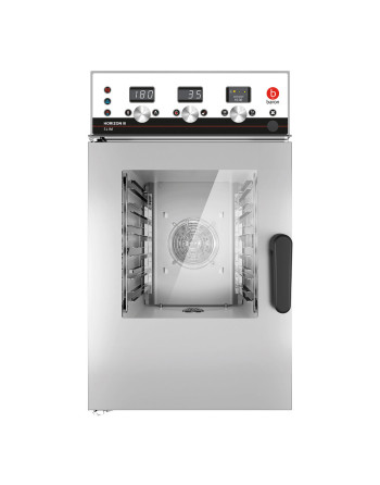 ELECTRIC DIRECT STEAM COMBINATION OVEN - 6 X 2/3 GN ASSISTED COOKING - ELECTRONICALLY CONTROLLED MANUAL CONTROLS