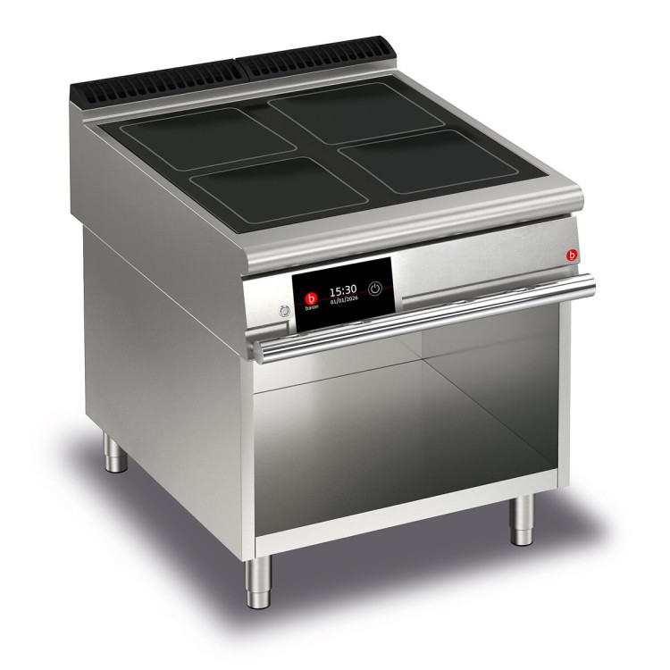 COCINA ELÉCTRICA 4 ZONAS VITROCERÁMICAS EN COMPARTIMENTO ABIERTO