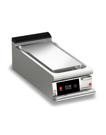 FRY TOP S Eléctrico M40 Placa Cromada - Liso - Termostato Versión Superior