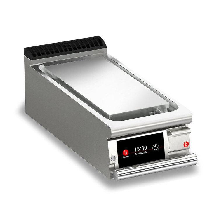 FRY TOP S Eléctrico M40 Placa de Acero Fresco - Liso - Versión Termostato Superior