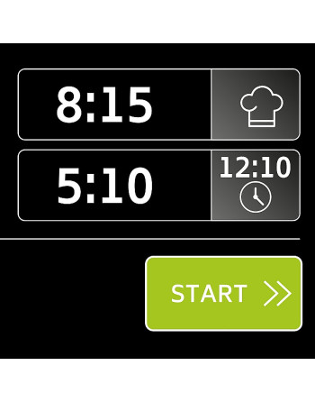 FRY TOP S Elettrico M40 Piastra in AISI - liscio - Su vano Termostatato
