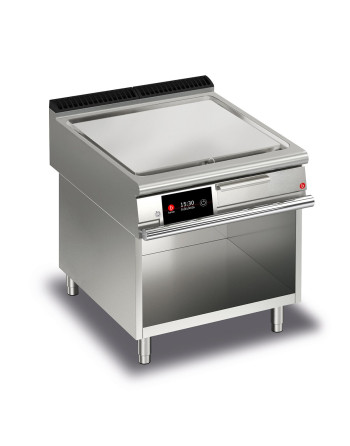 FRY TOP S Electric M80 Chromplatte - Glatt - Auf Thermostatfach