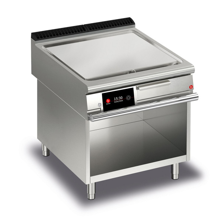 FRY TOP S Electric M80 Chrome Plate - Smooth - On thermostat compartment