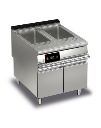 COCEDOR DE PASTA ELÉCTRICO 2 CUBETAS 40 + 40 LITROS