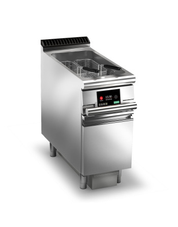 FRIGGITRICE EVO A ELETTRICA 1 VASCA A CONTROLLO ELETTRONICO 22 LT - Con alzacestelli
