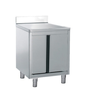 ARMOIRE TABLES-2 PORTES ET 1 TABLETTE INFÉRIEURE-TOP AVEC DOSSERET