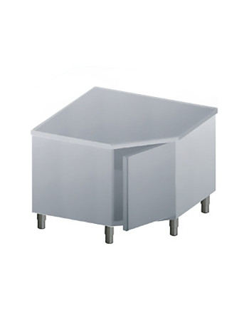 ARMOIRE D'ANGLE TABLE 1 PORTE AVEC 1 ÉTAGÈRE INFÉRIEURE