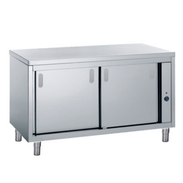TABLE D'ARMOIRE CHAUDE -2 PORTES COULISSANTES ET ÉTAGÈRE INFÉRIEURE