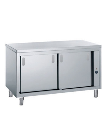 TAVOLO ARMADIATO CALDO -2 PORTE SCORREVOLI E RIPIANO INFERIORE