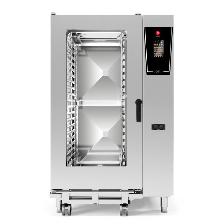 COMBI PER LA RISTORAZIONE E GRANDI BUSINESS - 20 X 2/1 GN, 40 X 1/1 GN - ELETTRICO A VAPORE DIRETTO - IN DOTAZIONE N. 1 STRUTTUR