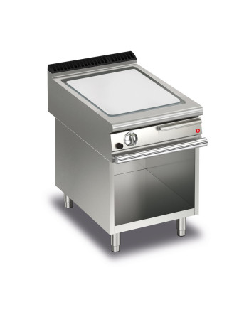 FRY TOP S GAS M60 Brushed Chrome Plate - Smooth - On thermostat compartment