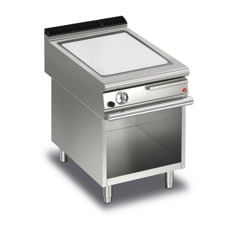FRY TOP S GAS M60 Brushed Chrome Plate - Smooth - On thermostat compartment