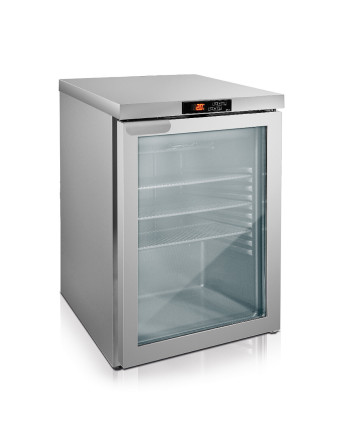 Tavolo da  sottobanco +2°C+10°C porta vetrata R290a