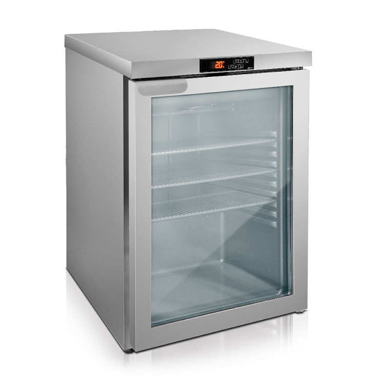 Undercounter table with glass door +2°C+10°C R290a