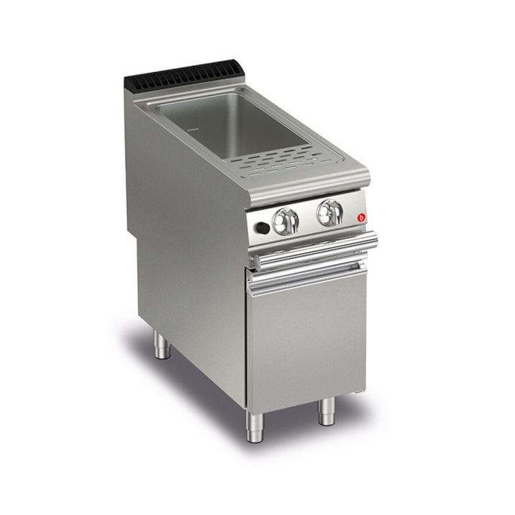 GAS PASTA COOKER 1 BOWL 40 L - WITH 3 BASKETS AND BOTTOM GRID INCLUDED