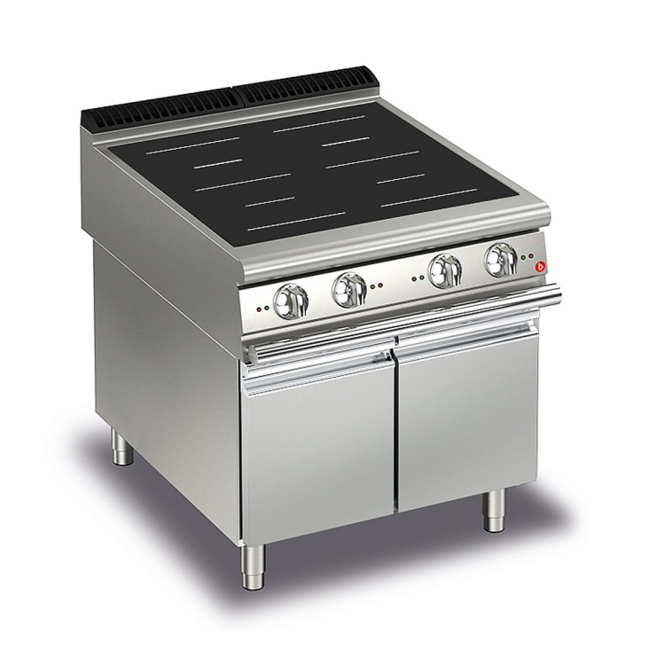 FULL ZONE INDUCTION COOKTOP 80X90 - ON OPEN CUPBOARD