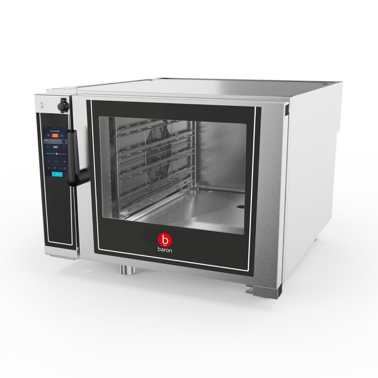 BASE FORNO COMBI 4 TEGLIE GN2/1 - CON RESISTENZA SUPERIORE