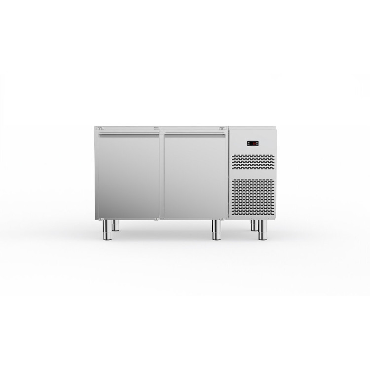 TABLE RÉFRIGÉRÉ BT 2 COMPARTIMENTS  - 2 PORTES - SANS PLAN DE TRAVAIL - AVEC MOTEUR