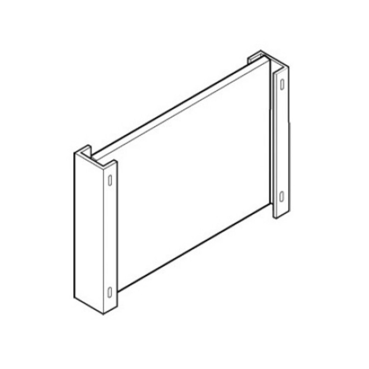 SOPORTE DE ACERO INOXIDABLE PARA APLICACIÓN MURAL PROFUNDIDAD 8 CM