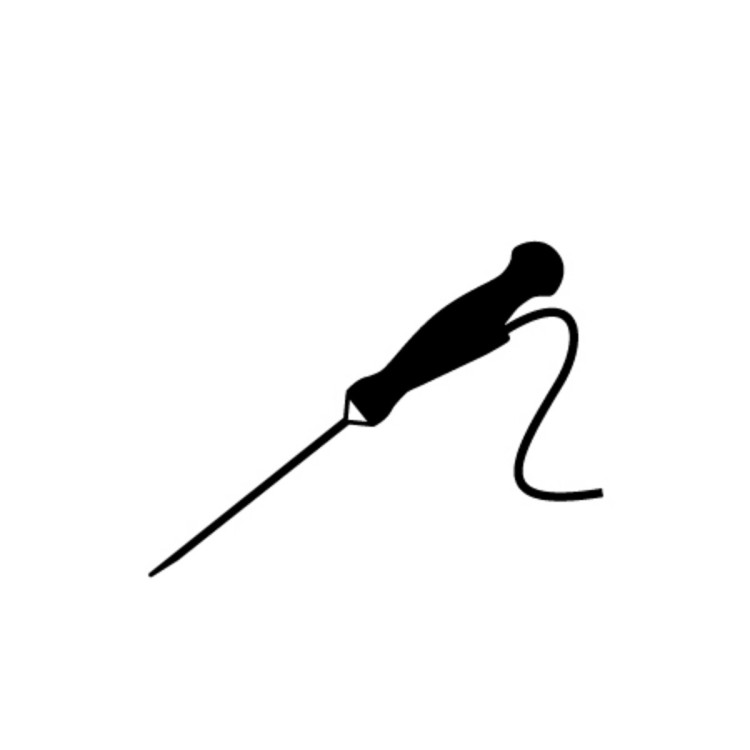KIT PER SONDA AL CUORE AD AGO. Ø 1 MM - VERSIONE T