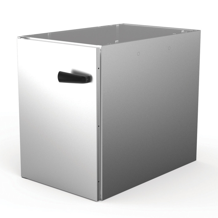 NEUTRAL CABINET WITH TRAY HOLDER - INSERTABLE ON STAND - FULL AISI 304