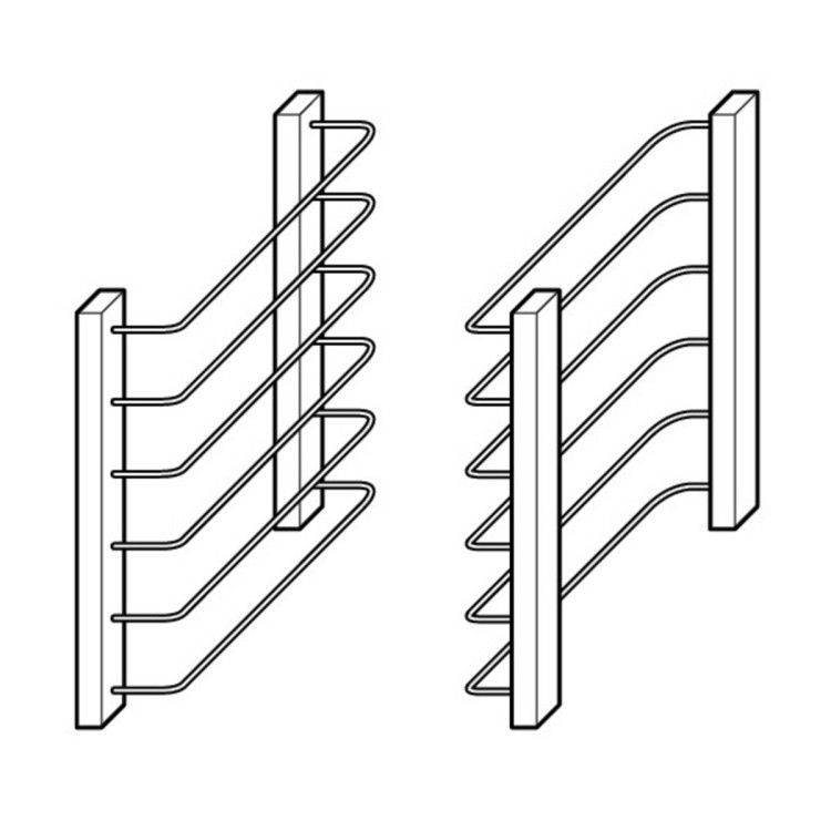 PAR DE SOPORTES DE REJILLA GN 1/1