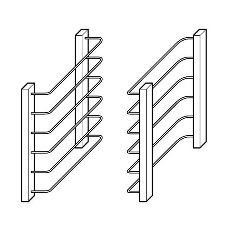 PAIRE DE SUPPORTS DE GRILLE GN 2/1