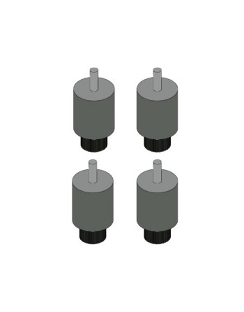 PIEDS NO. 4 EN ACIER INOXYDABLE POUR INSTALLATION SUR LES PLATEAUX