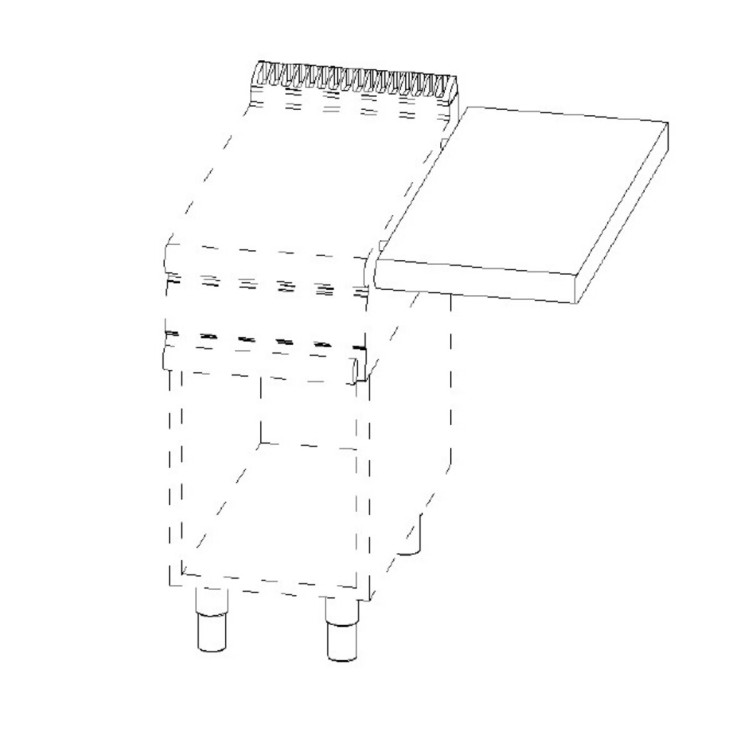 FIXED SIDE TABLE RIGHT