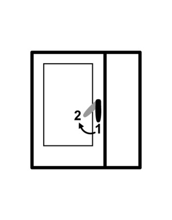 SECURITÉ POUR OUVERTURE PORTE À DOUBLE DÉCLIC