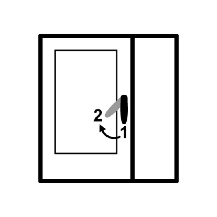 SEGURIDAD APERTURA PUERTA CON DOBLE RESORTE