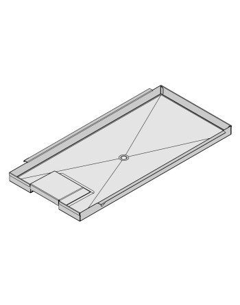 FAT DRAIN PAN - GN 1/1 - FOR PROFESSIONAL POLLOGRILL KIT