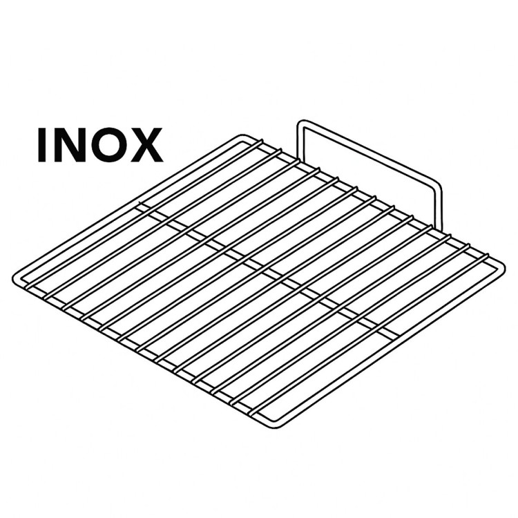 REJILLA ACERO INOXIDABLE 530X650 MM GN 2/1