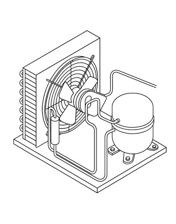 Unidad remota TNN -2+8 °C  R134A - para mesas refrigeradas  de 3 o 4 compartimentos