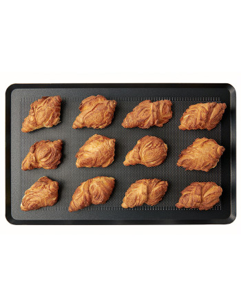FINGER GRILL, BAKE PAN. TEGLIA ANTIADERENTE - ALLUMINIO TEFLONATO - 1/1 GN - FORATA
