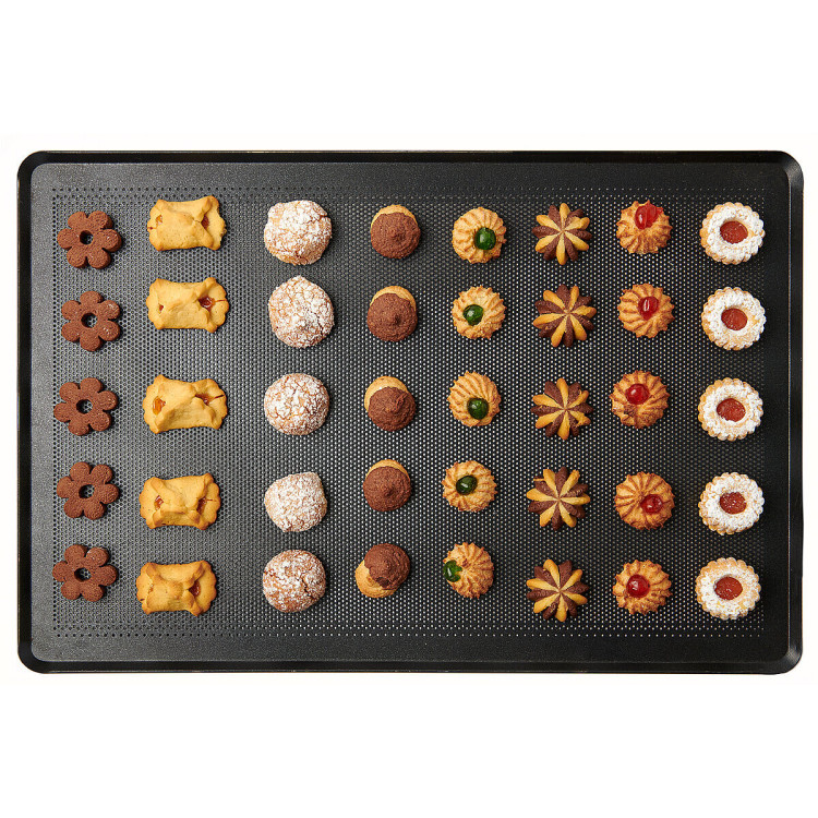 BAKE PAN. TEGLIA ANTIADERENTE - ALLUMINIO TEFLONATO - 600 X 400 - LISCIA