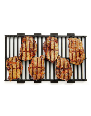 GRILL. GRIGLIA SPECIALE PER COTTURA CARNI E PESCI - HTC3, HIGH THERMICAL CONDUCIBILITY, CON TRATTAMENTO ANTIADERENTE A TRE STRAT