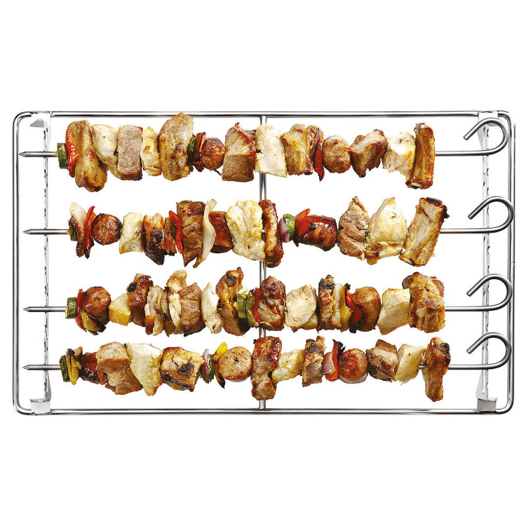 SKEWER GRILL 52. SPECIAL GRID FOR COOKING SPIT MEATS - STAINLESS STEEL - 1/1 GN - SKEWERS LENGHT 52 CM
